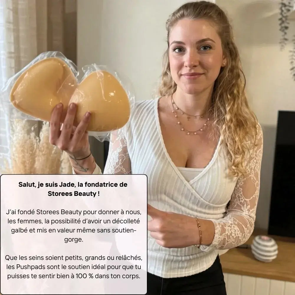 Caches-tétons push-up adhésifs double face